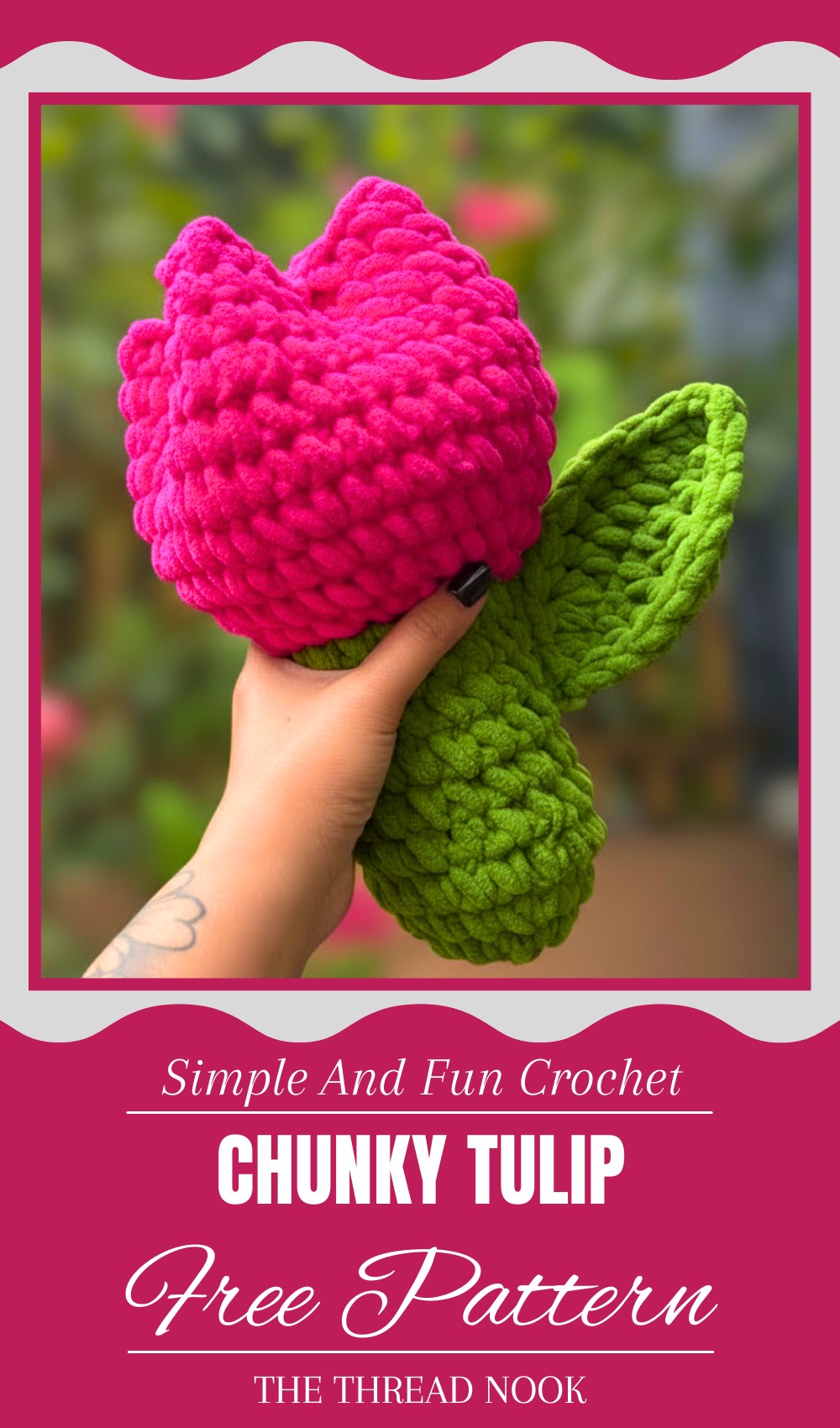 Crochet Chunky Tulip Pattern