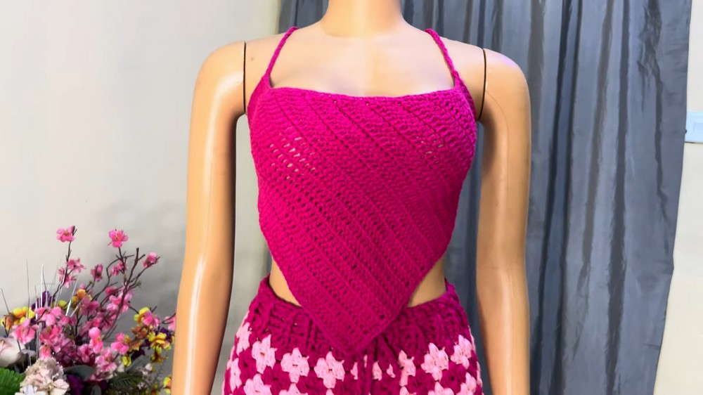 Crochet Cute Bandana Top 1