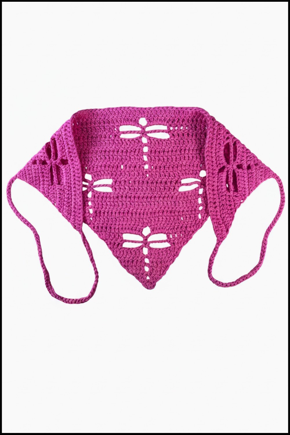 Crochet Dragonfly Bandana Pattern 2