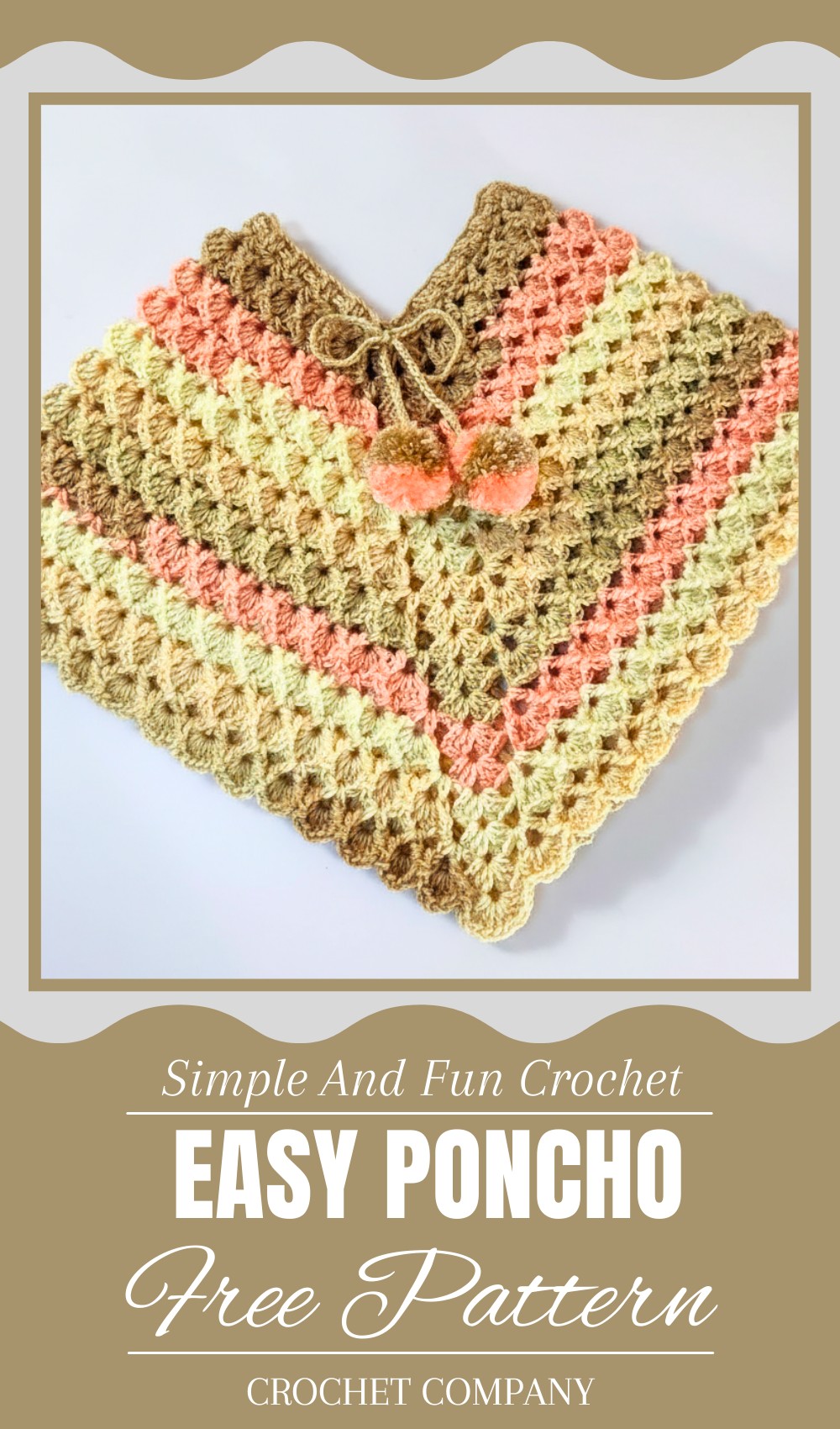 Crochet Easy Poncho Pattern