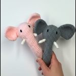 Crochet Elephant Rattle 2