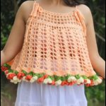 Crochet Flower Bouquet Top Pattern 11