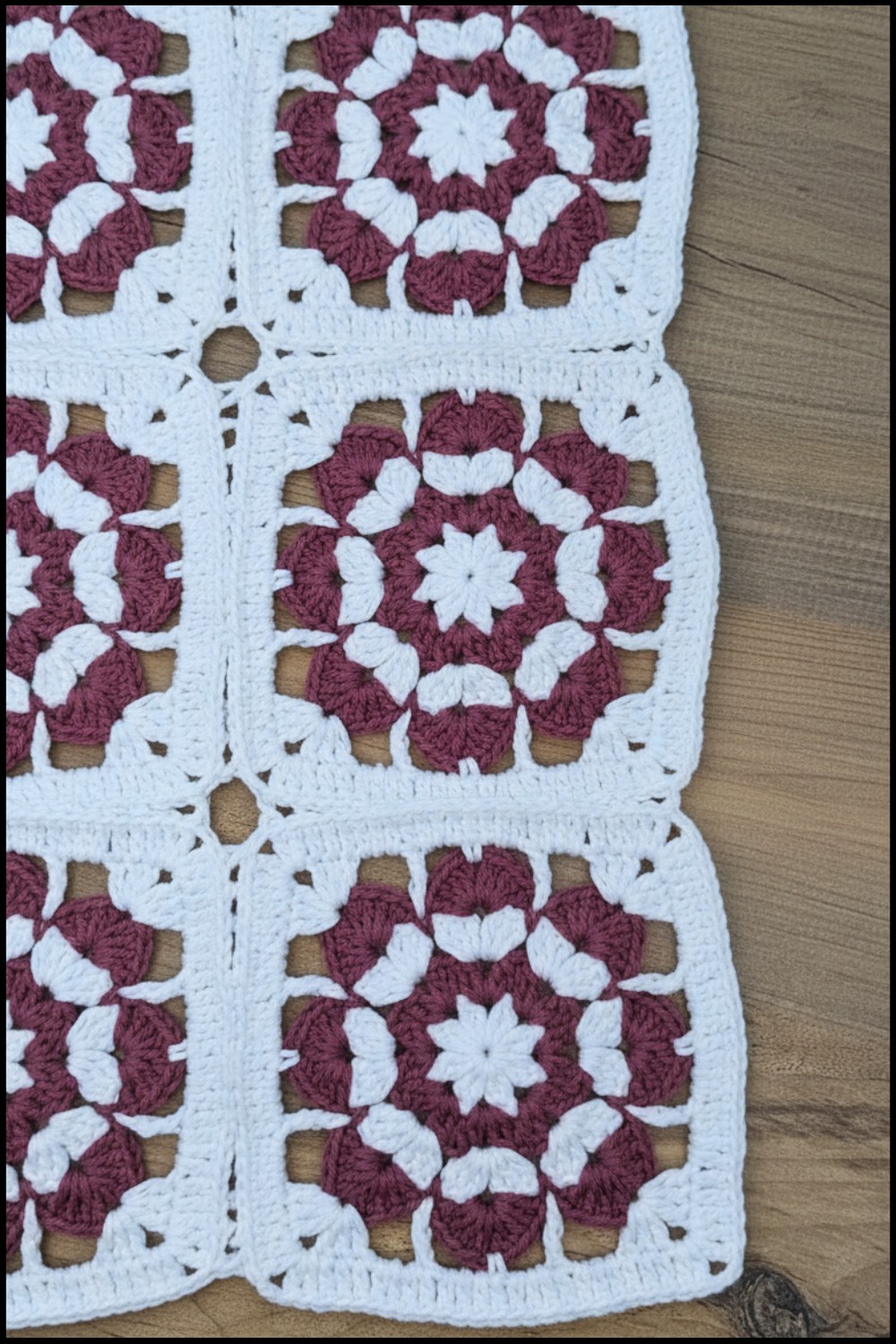 Crochet Flower Square Tutorial 2