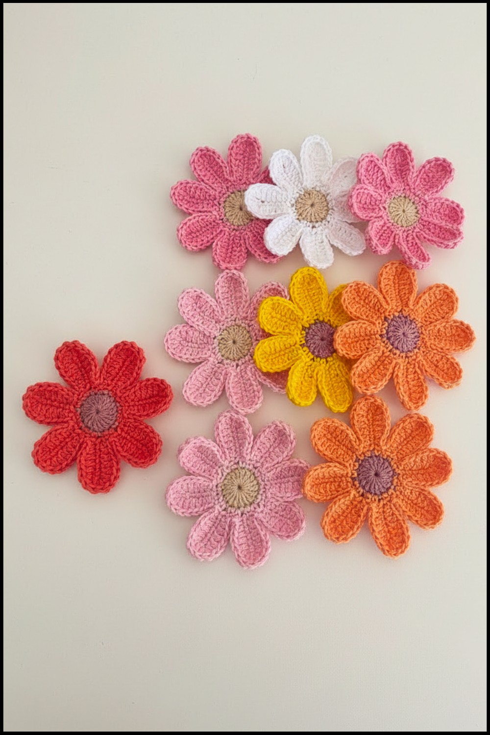 Crochet Flower Tutorial Step By Step 1