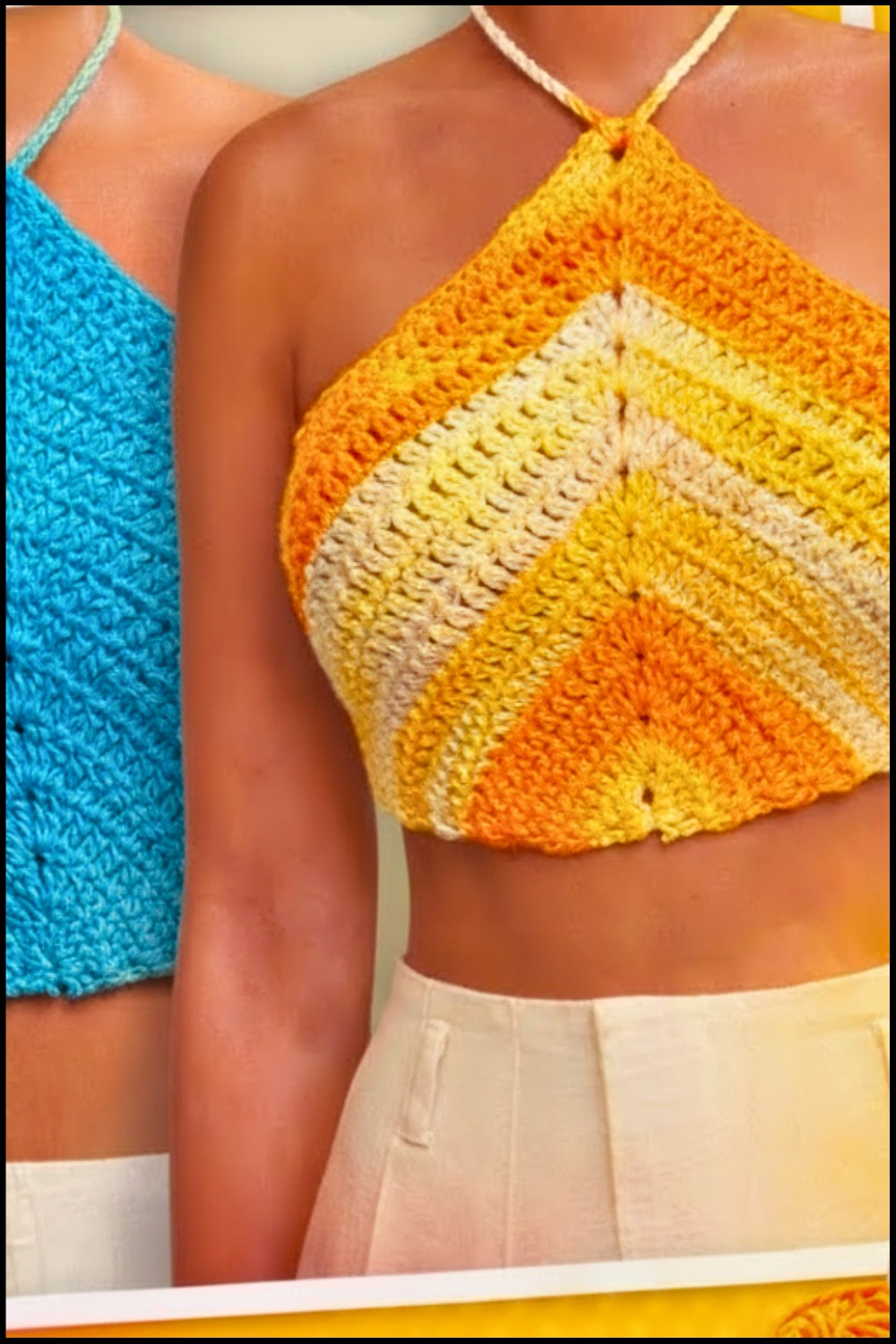 Crochet Halter Neck Top Step-by-step Tutorial 2