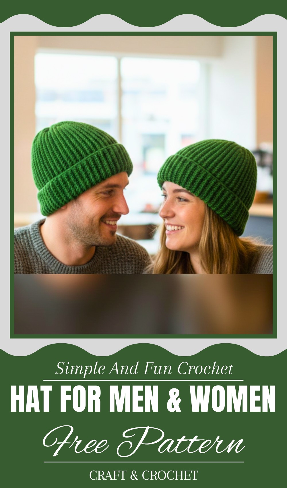 Crochet Hat For Men & Women