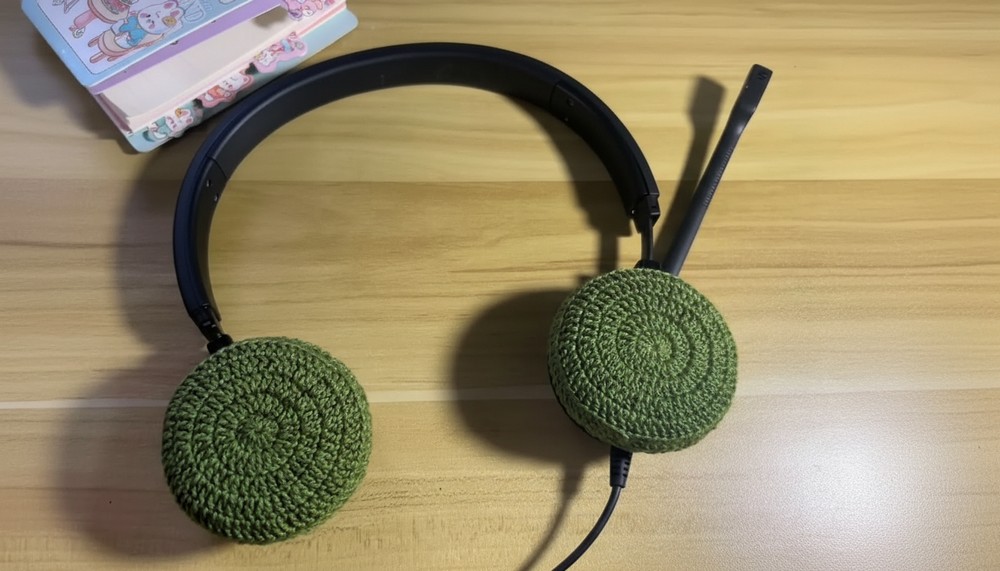 Crochet Headset Cover Step By Step Tutorial 2