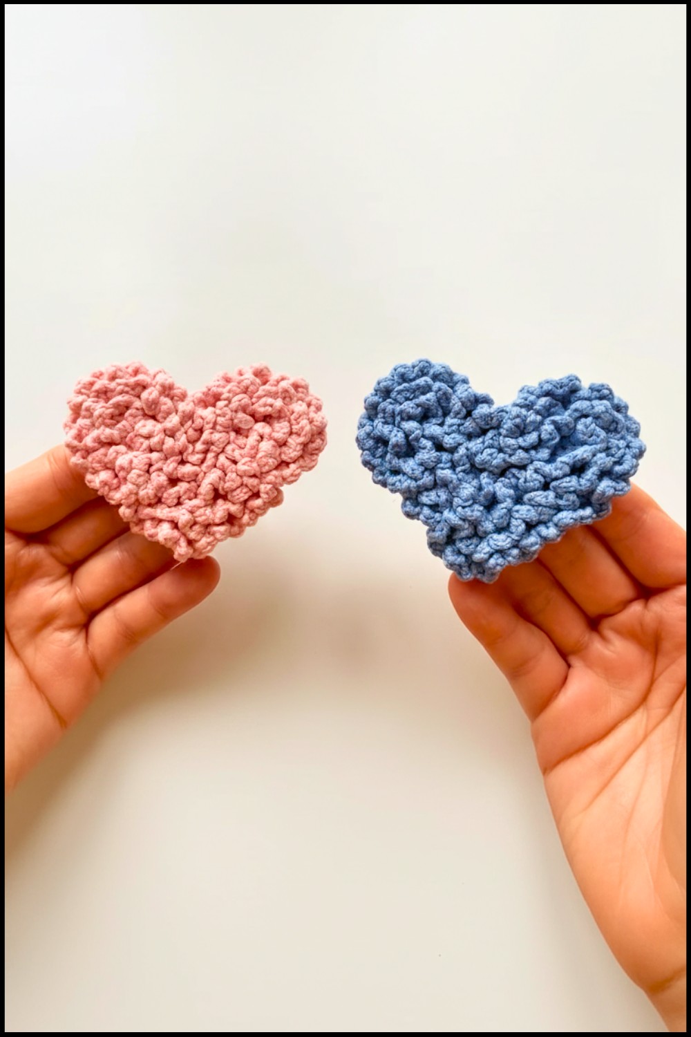 Crochet Heart Hairclip Pattern 2