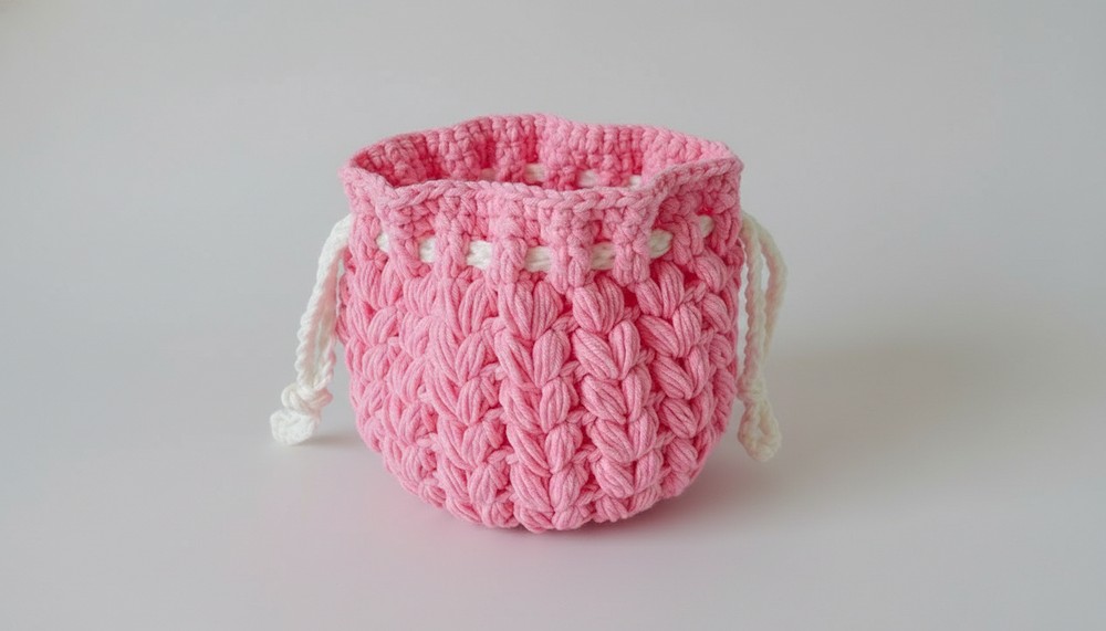 Crochet Heart Pouch Pattern 2