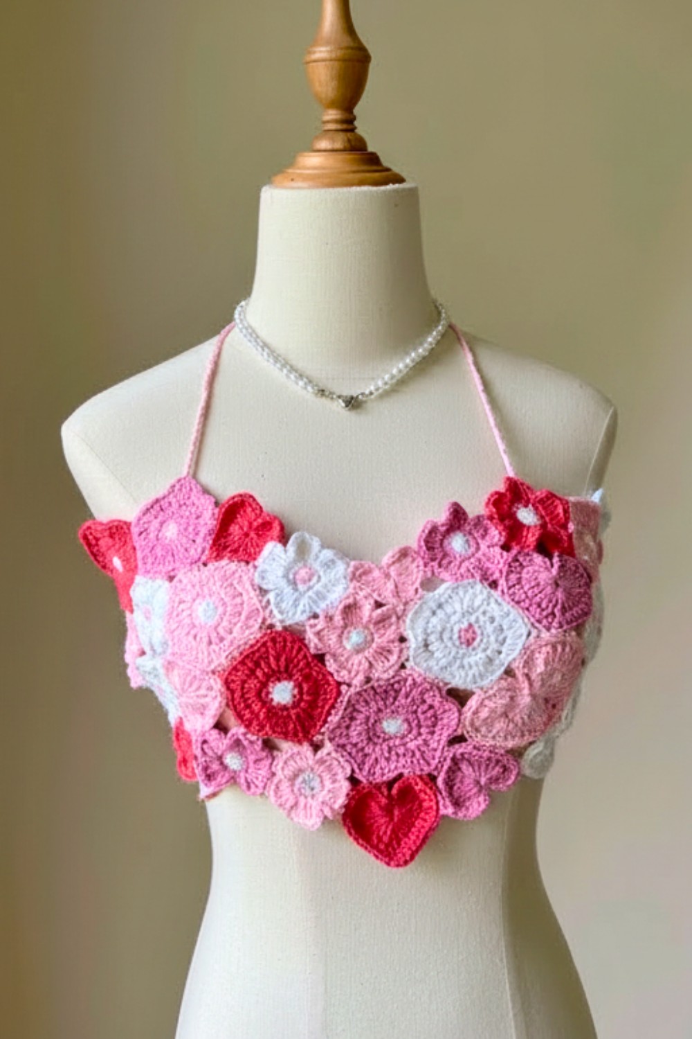 Crochet Heart Top Tutorial 1