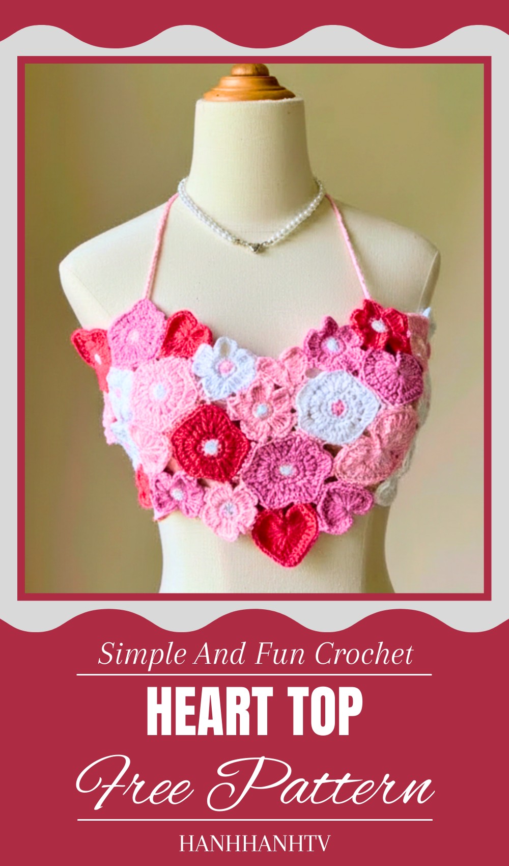Crochet Heart Top Tutorial