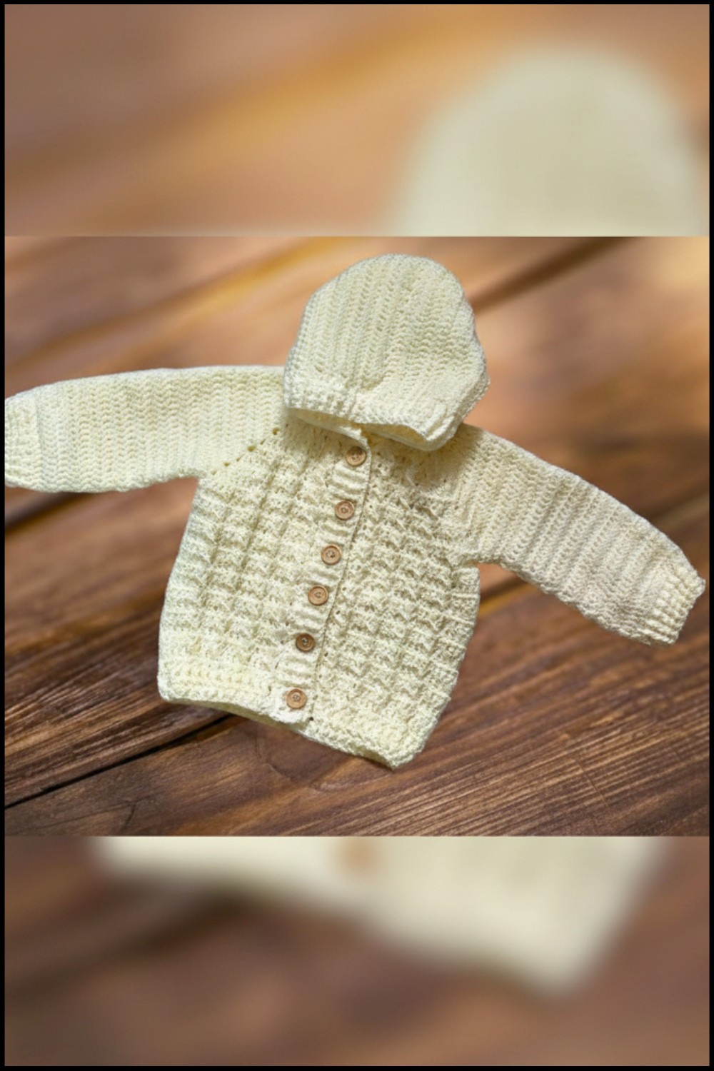 Crochet Hooded Jacket Pattern 2