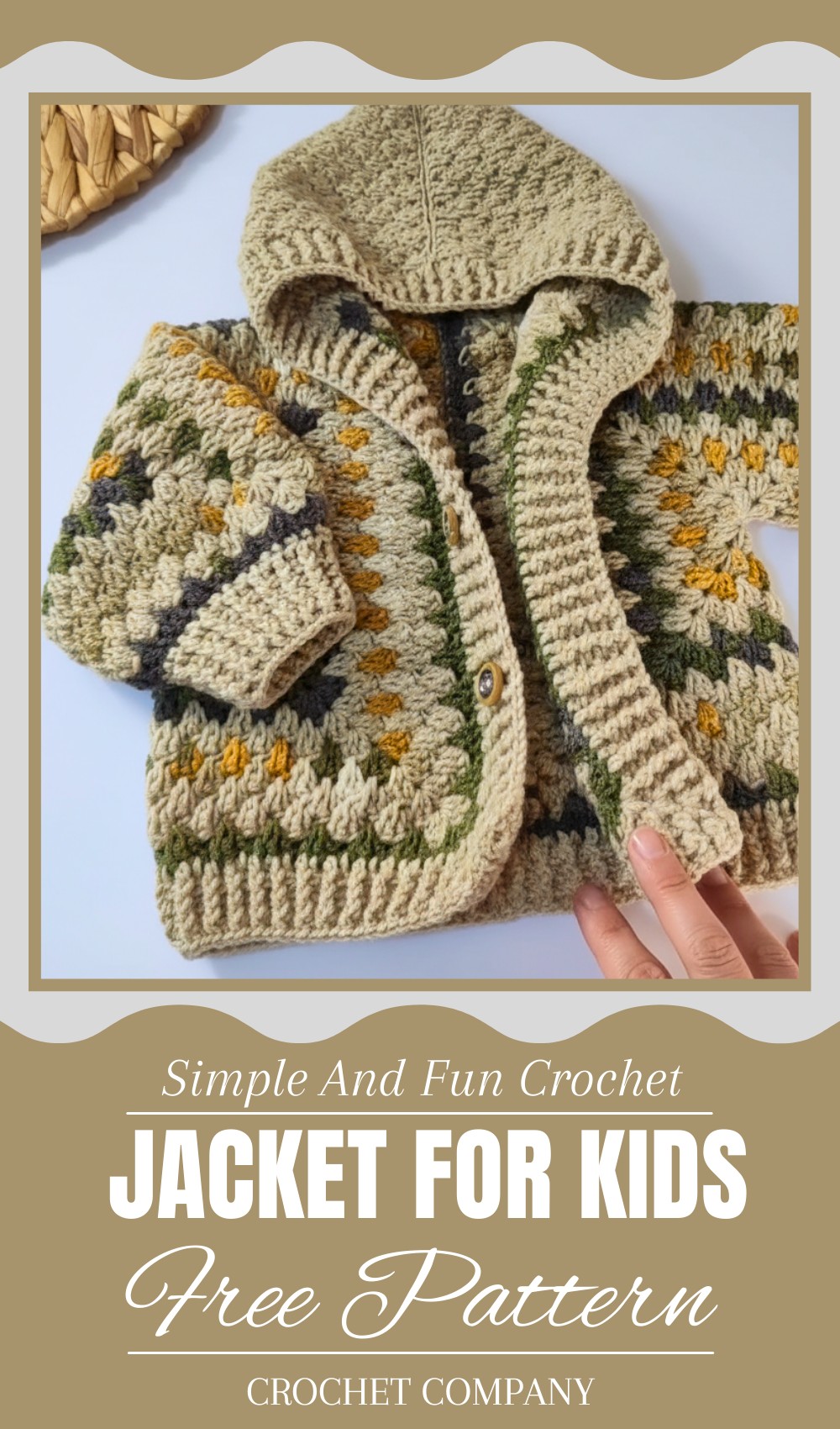 Crochet Jacket For Kids Pattern