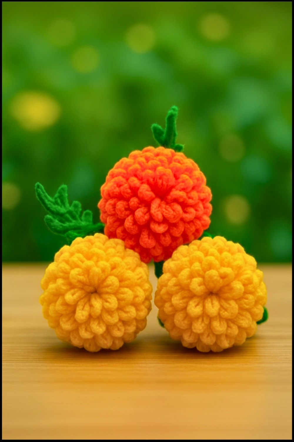 Crochet Marigold Flower 2