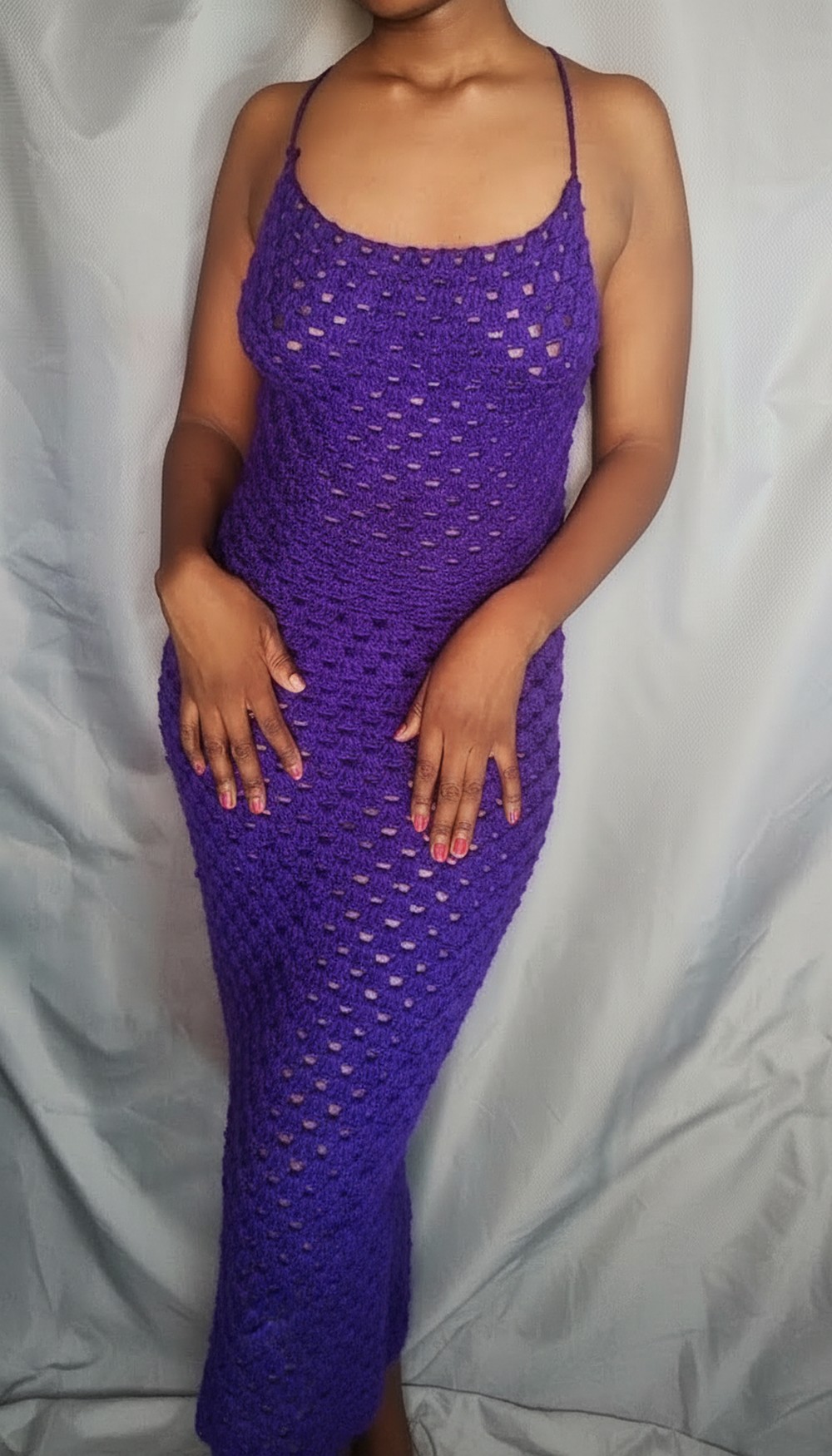 Crochet Mesh Granny Dress Tutorial 2