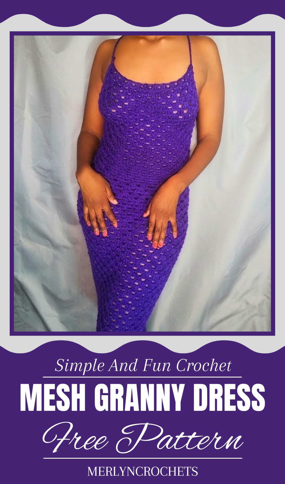 Crochet Mesh Granny Dress Tutorial