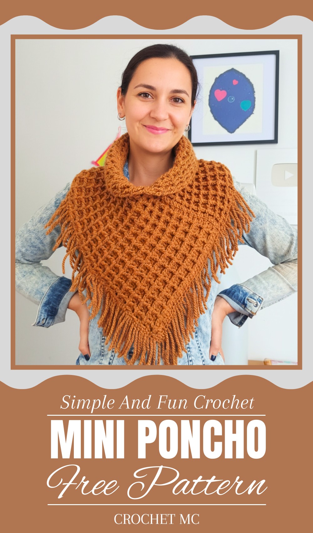 Crochet Mini Poncho Pattern