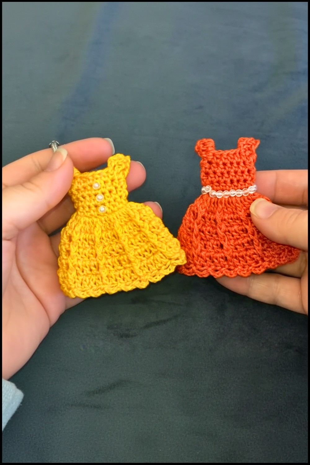 Crochet Minie Dress Keychain 12