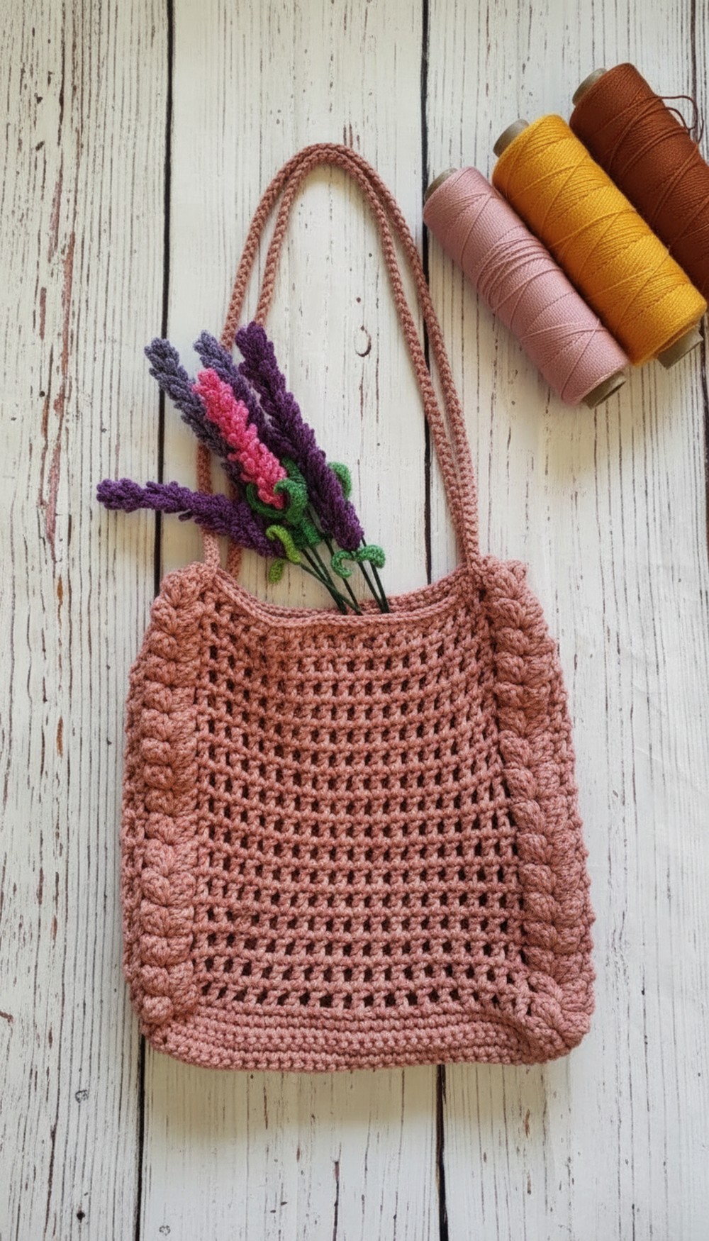 Crochet Net Bag Pattern 3