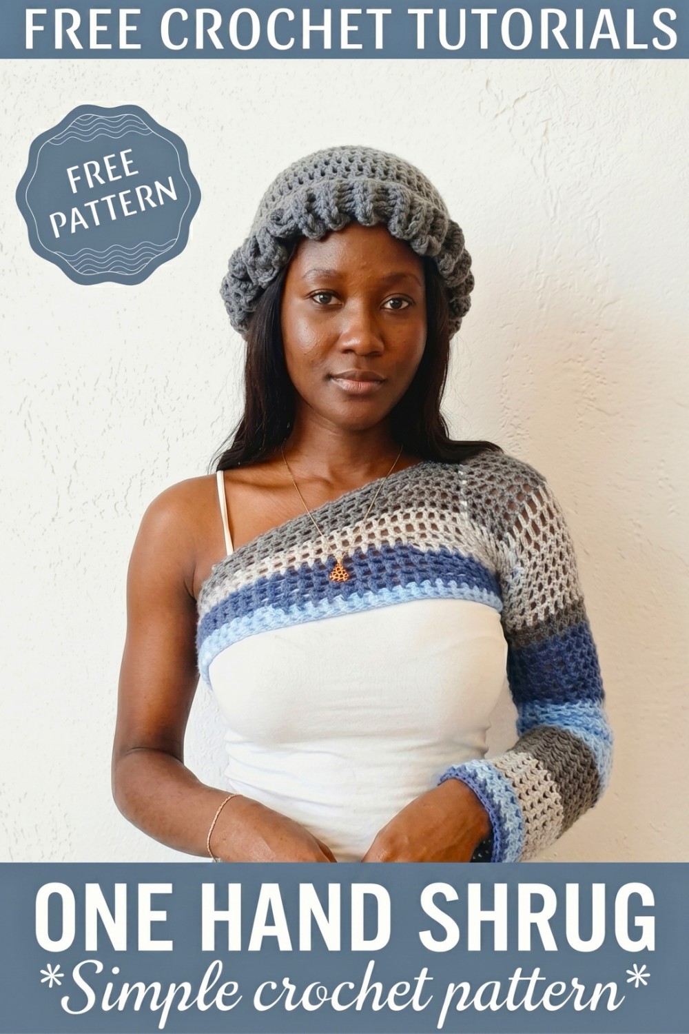 Crochet One Hand Shrug Pattern
