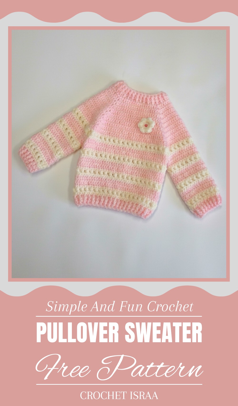 Crochet Pullover Sweater