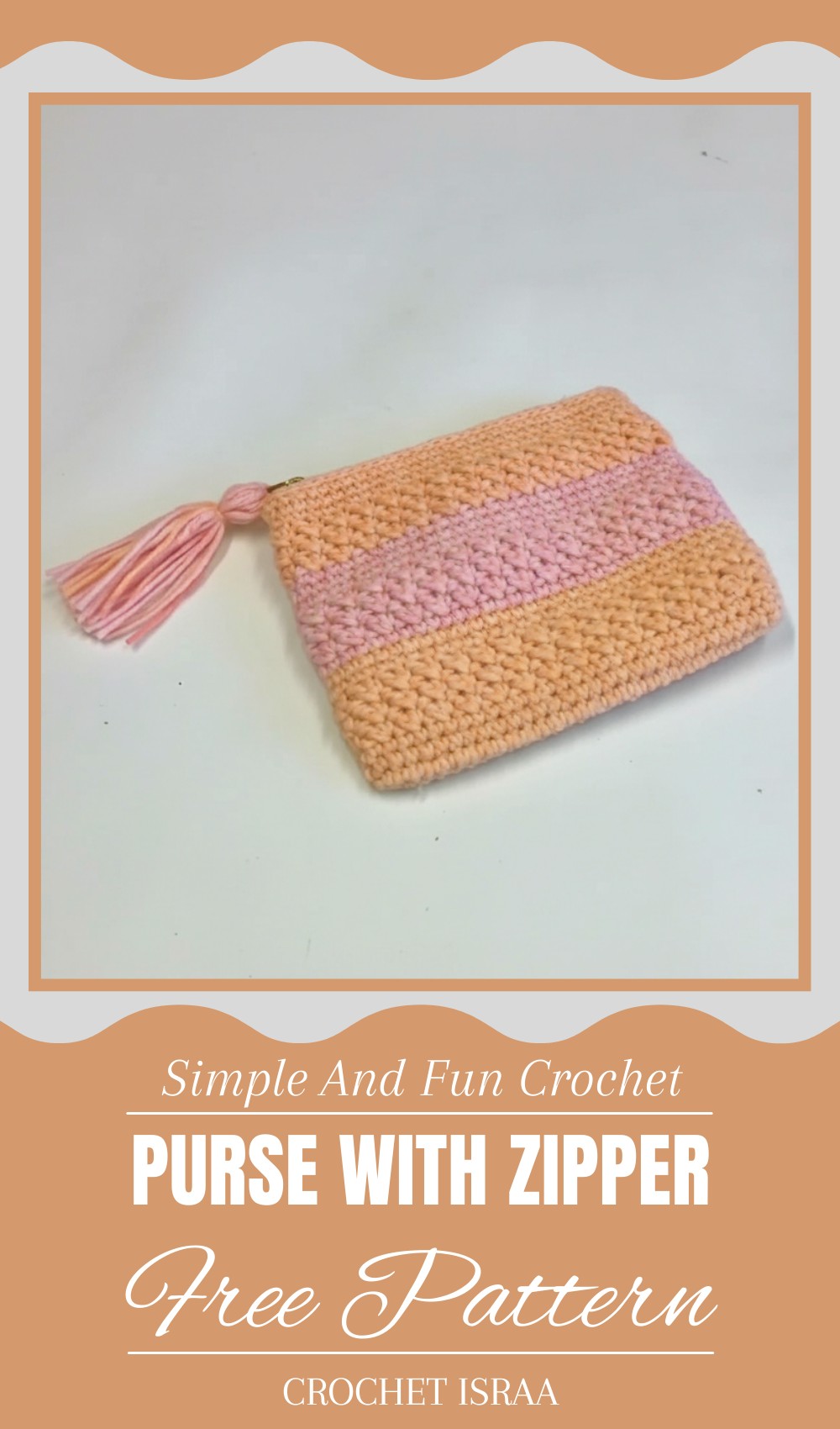 Crochet Purse With Zipper