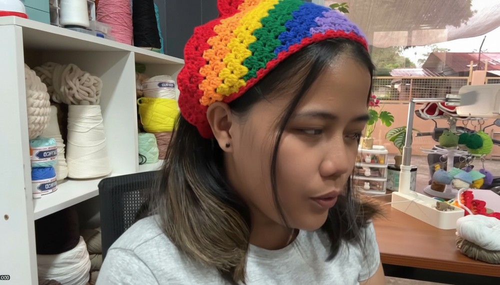 Crochet Rainbow Bandana Easy Tutorial 2