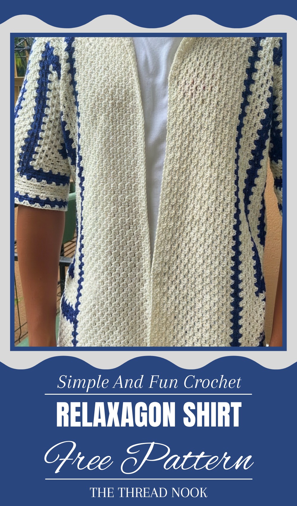 Crochet Relaxagon Shirt Tutorial