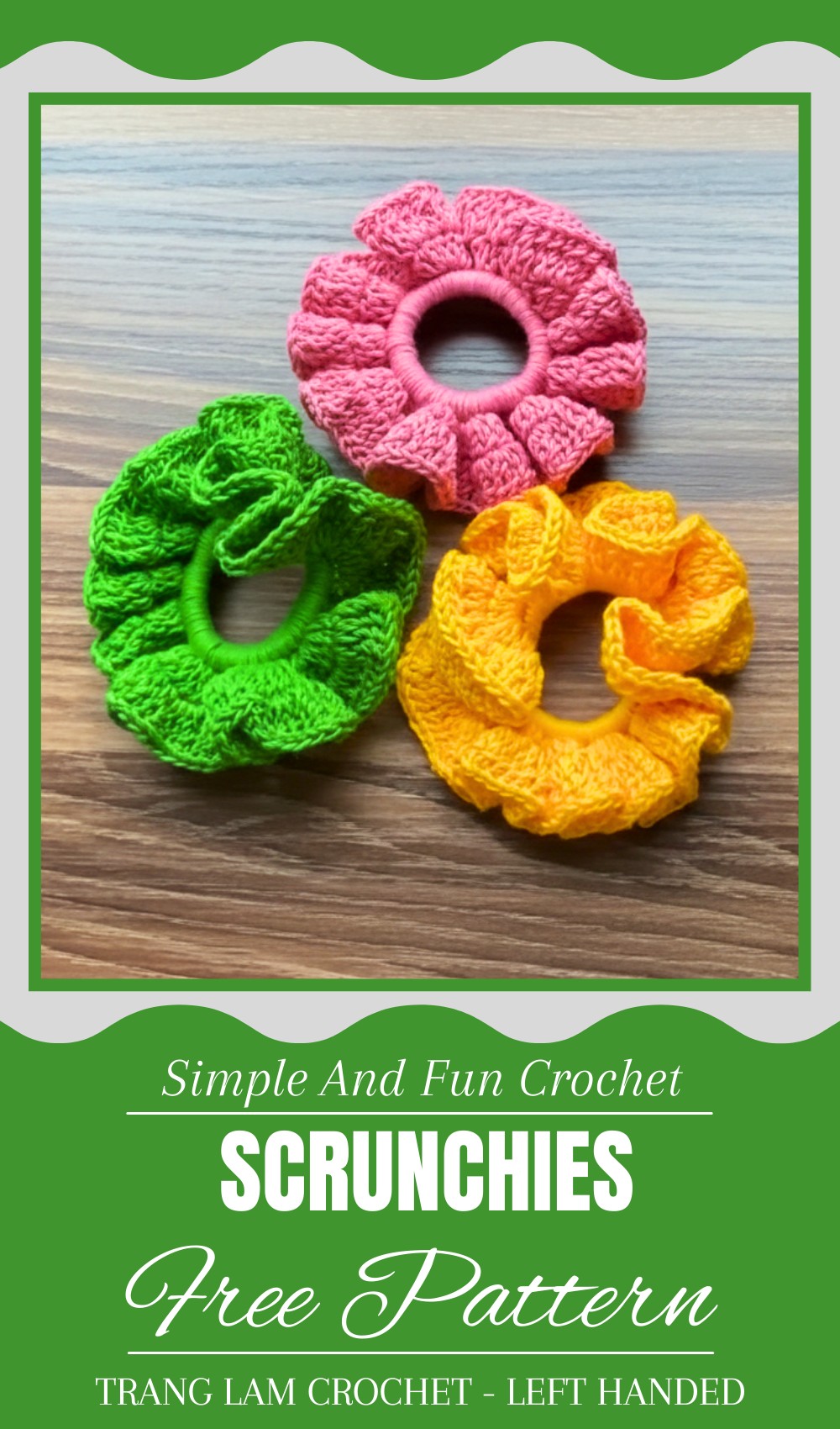 Crochet Scrunchies Pattern