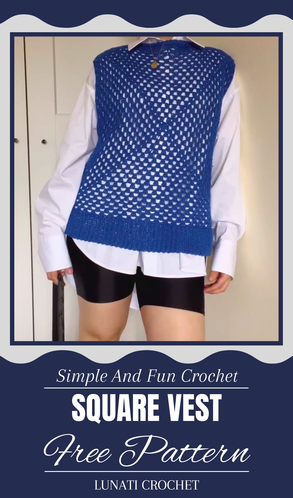 Crochet Square Vest Tutorial