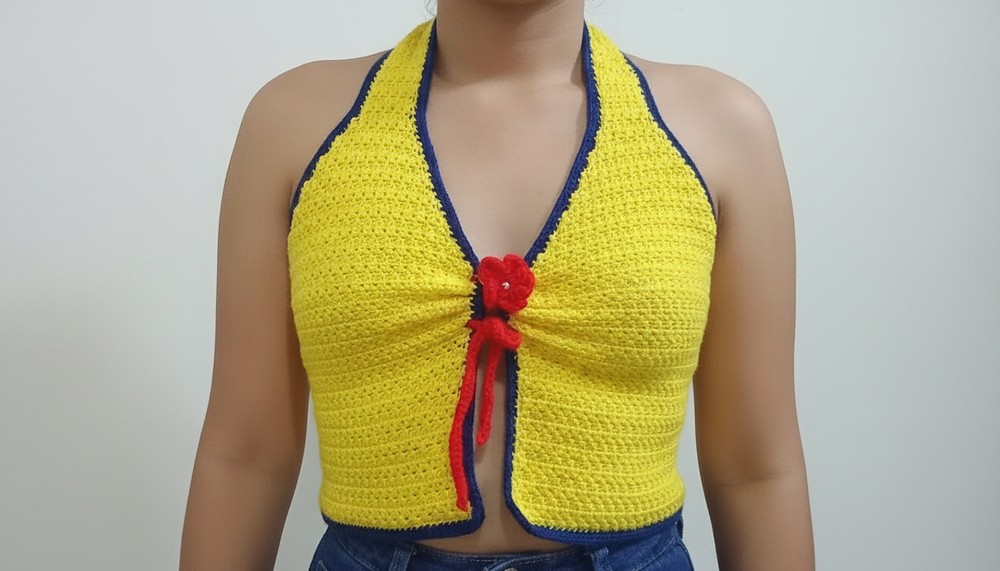 Crochet Star Stitch Top Tutorial 2