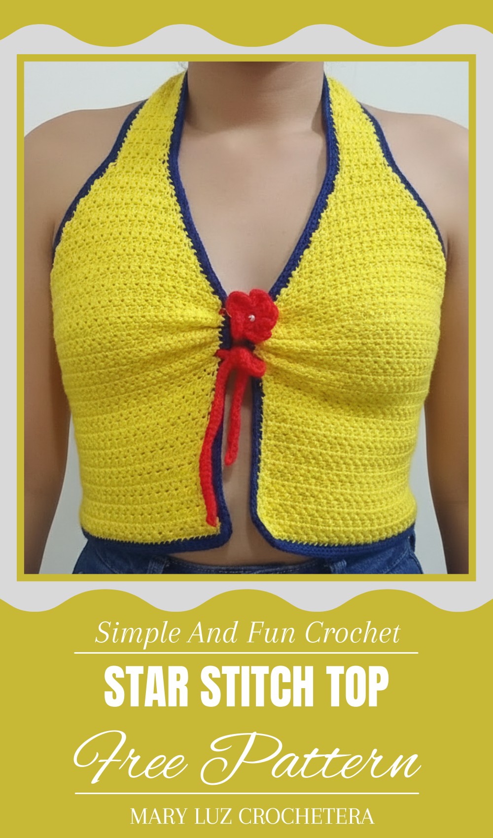 Crochet Star Stitch Top Tutorial