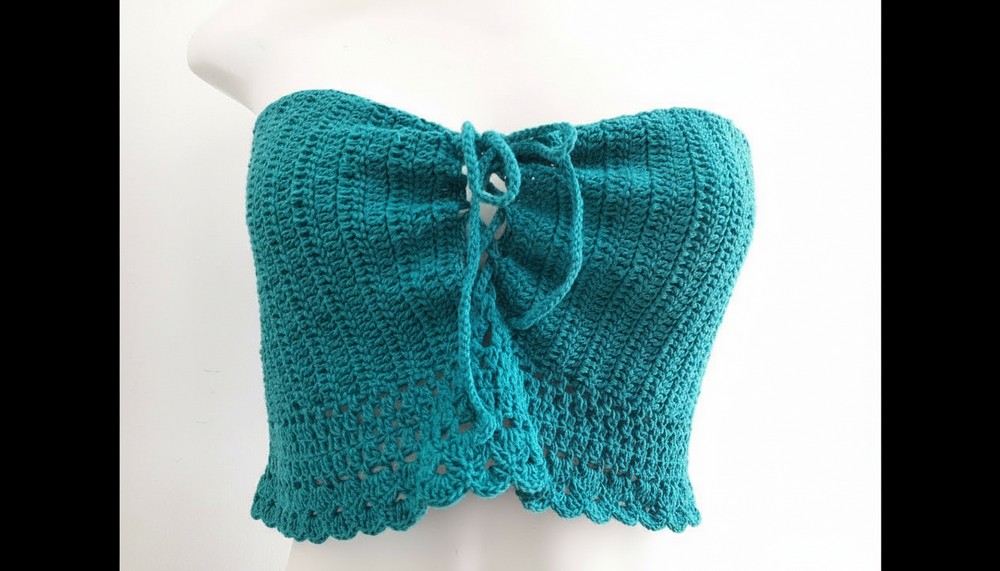 Crochet Strapless Top Pattern 1