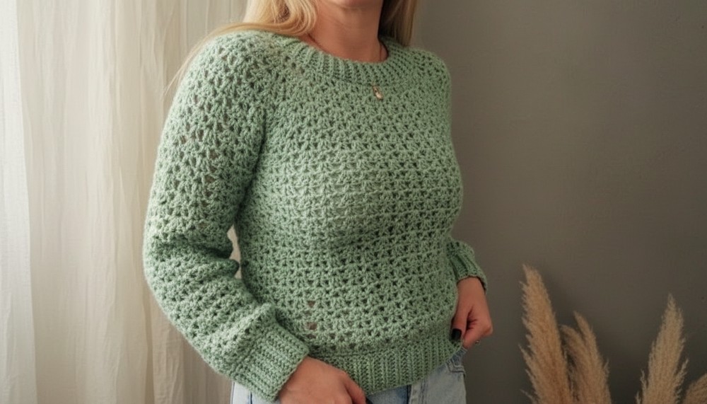 Crochet Sweater Step-by-step Tutorial 1