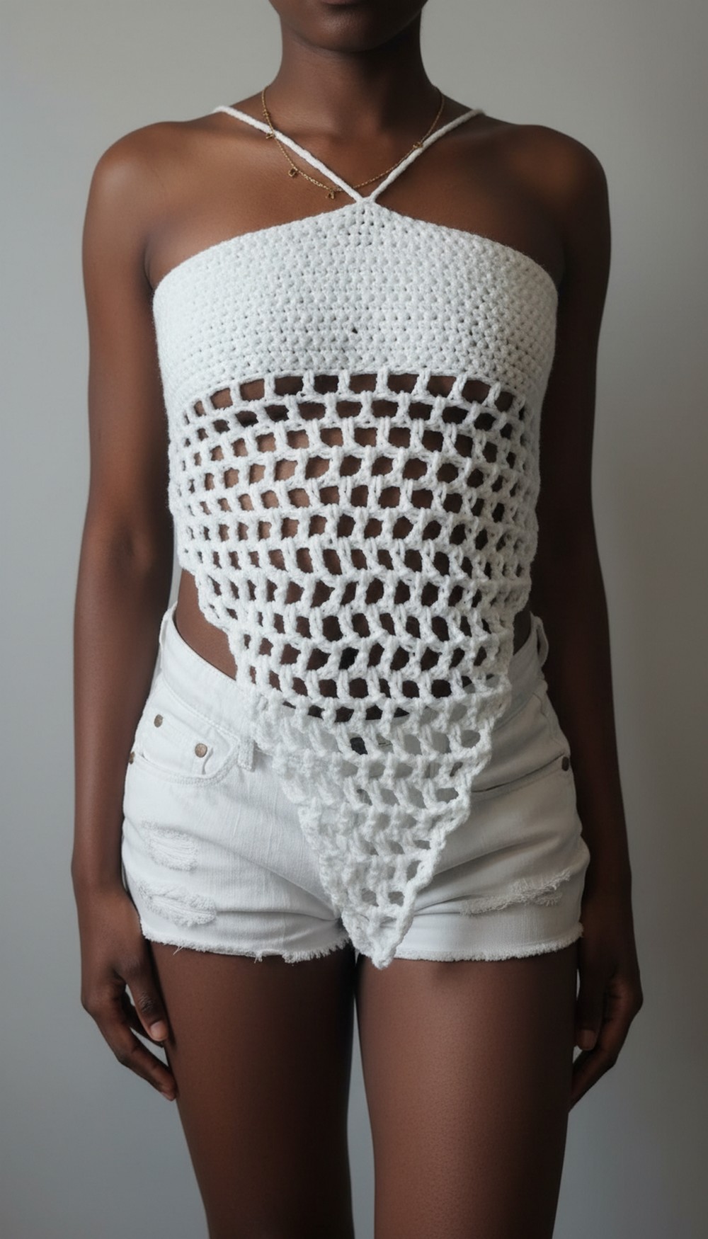 Crochet Top With Mesh Pattern 2