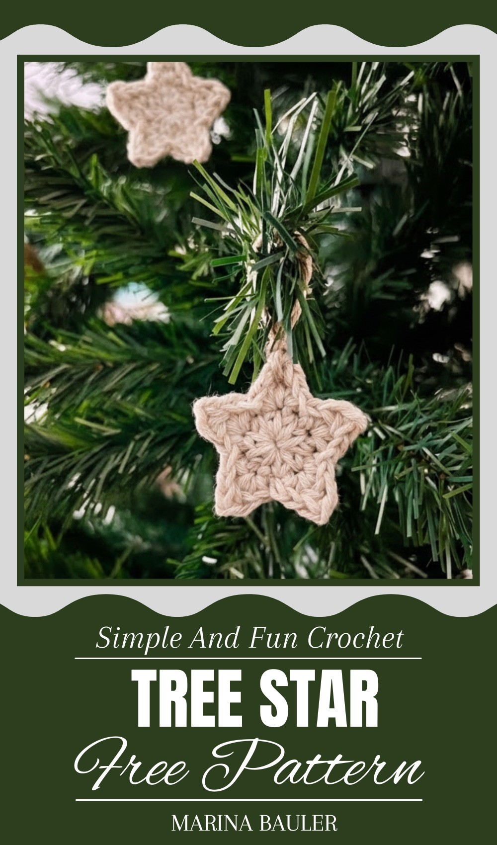 Crochet Tree Star Pattern