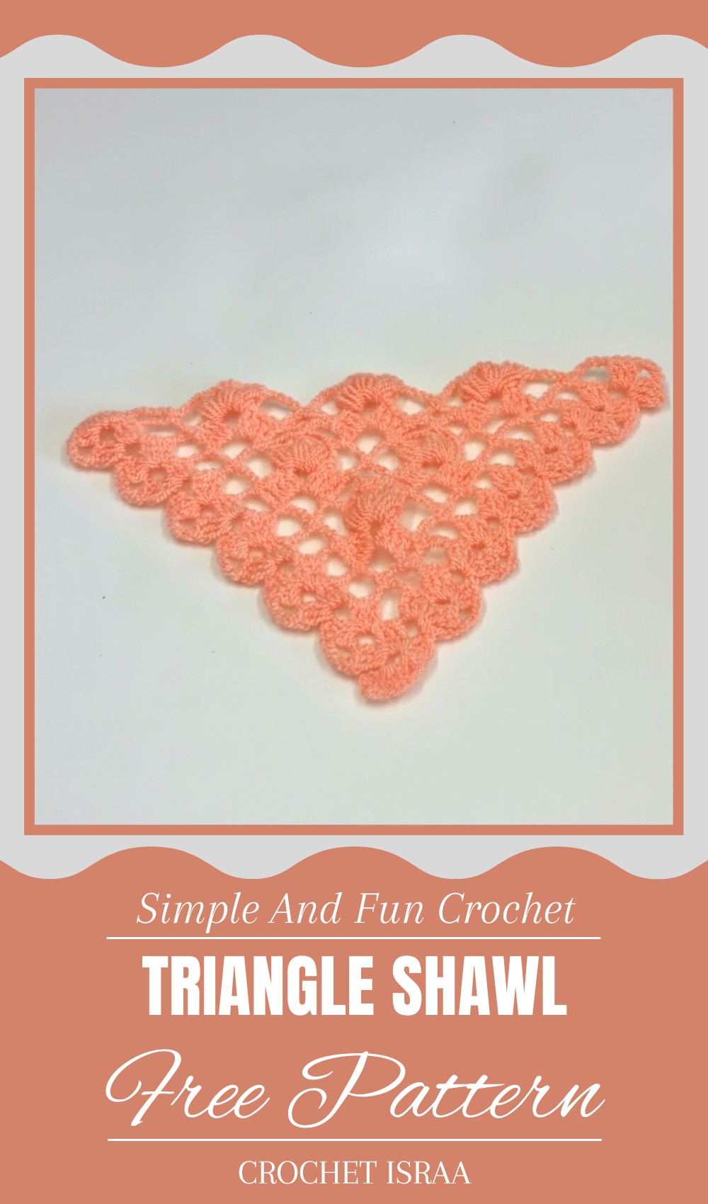 Crochet Triangle Shawl