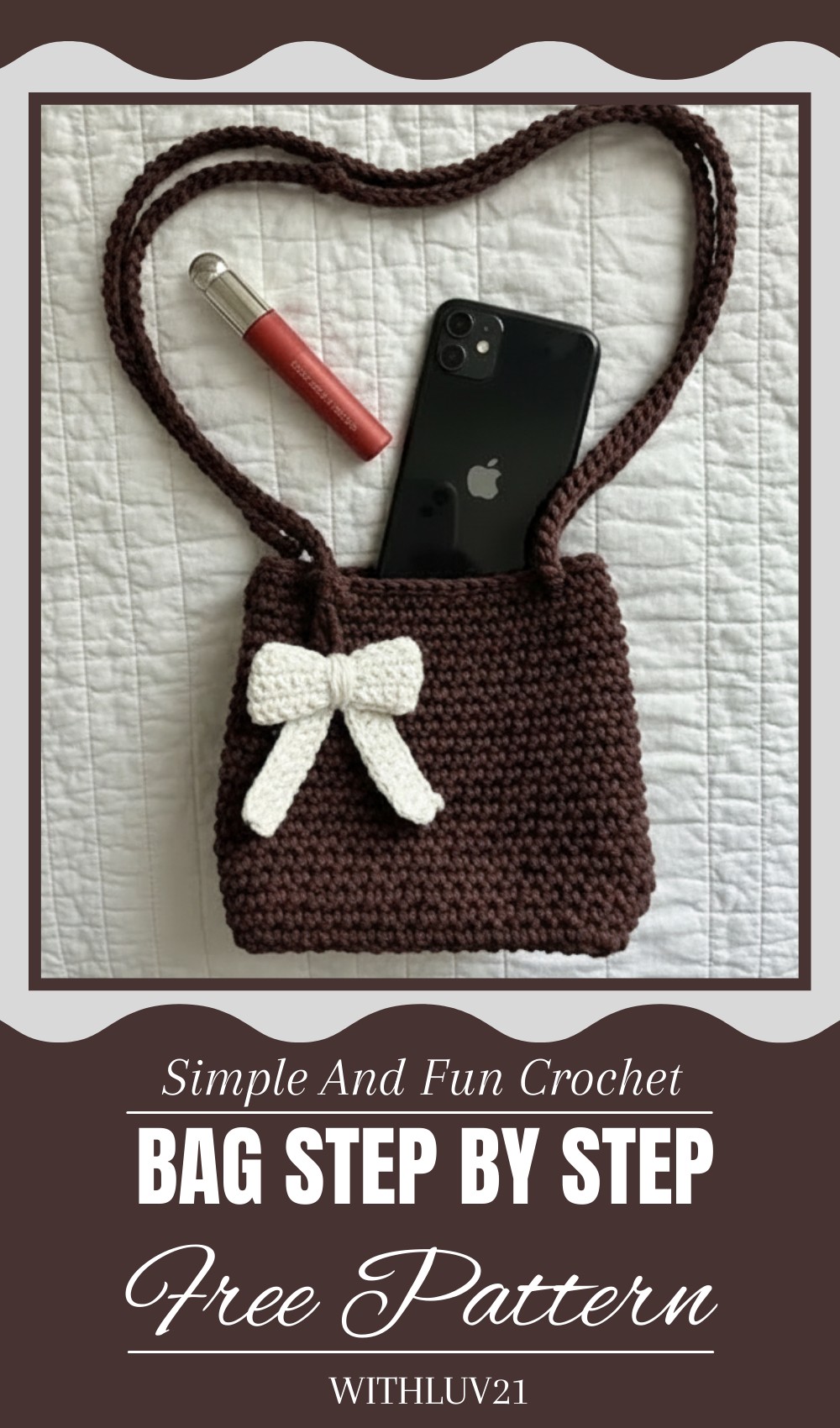 Easy Crochet Bag Step By Step Tutorial