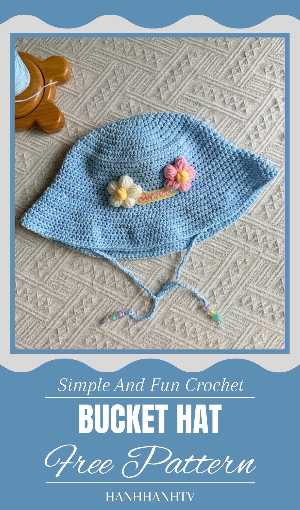Easy Crochet Bucket Hat Tutorial