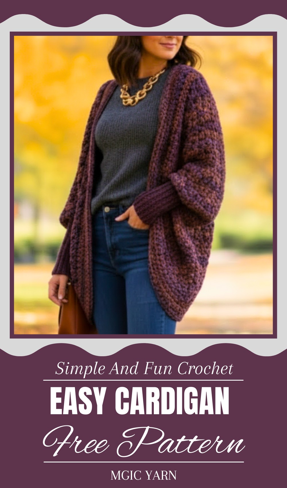 Easy Crochet Cardigan Pattern