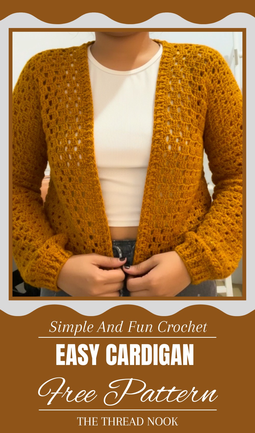 Easy Crochet Cardigan Pattern