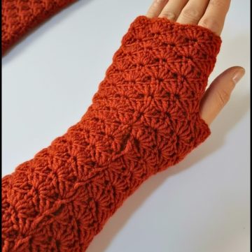 Easy Crochet Cozy Gloves Pattern 1