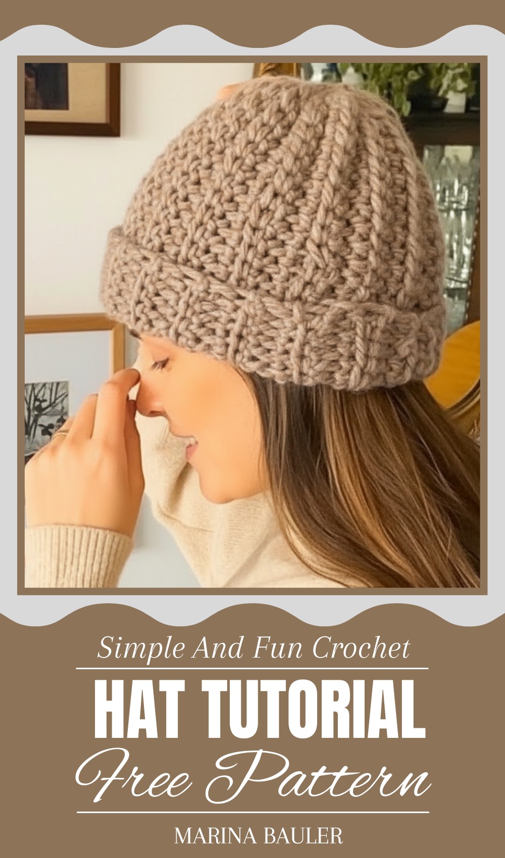 Easy Crochet Hat Tutorial