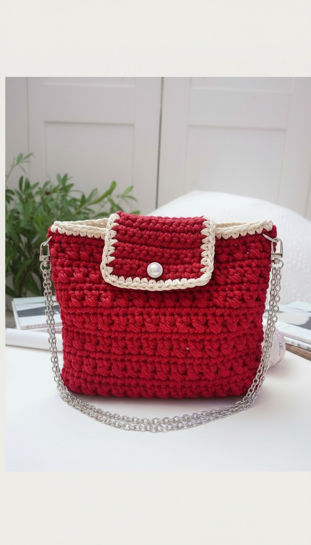 Easy Crochet Shoulder Bag Pattern 2