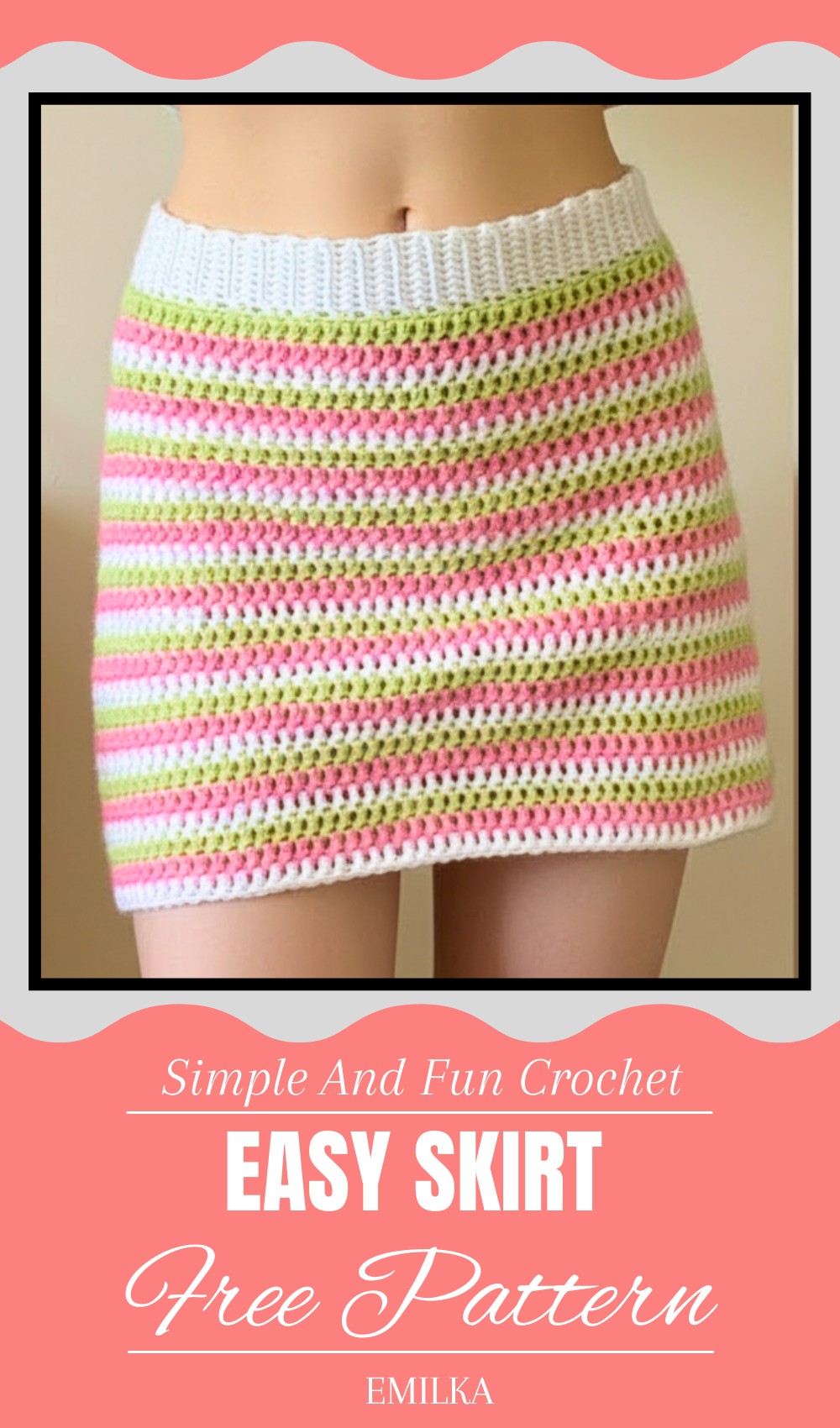 Easy Crochet Skirt Tutorial