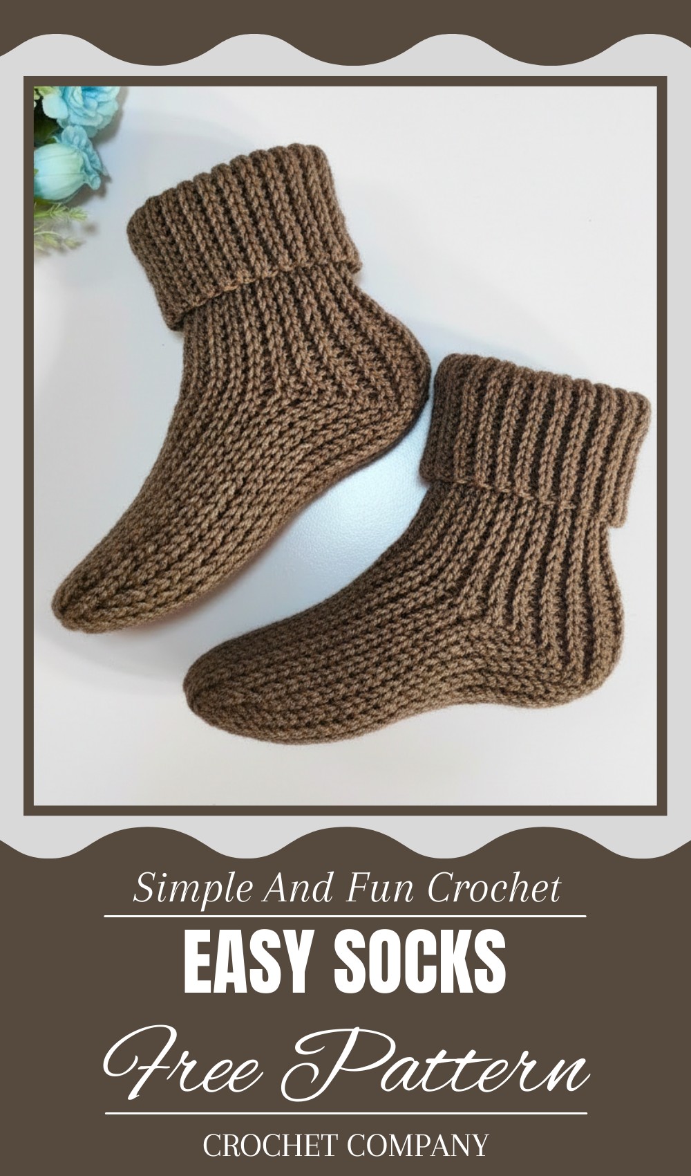 Easy Crochet Socks Free Pattern