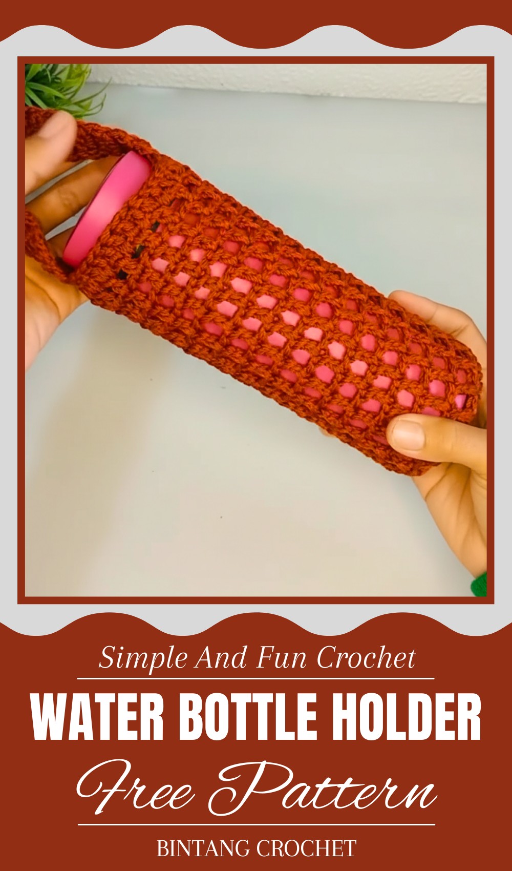 Easy Crochet Water Bottle Holder Tutorial