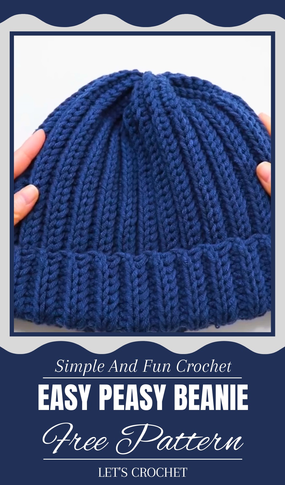 Easy Peasy Crochet Beanie