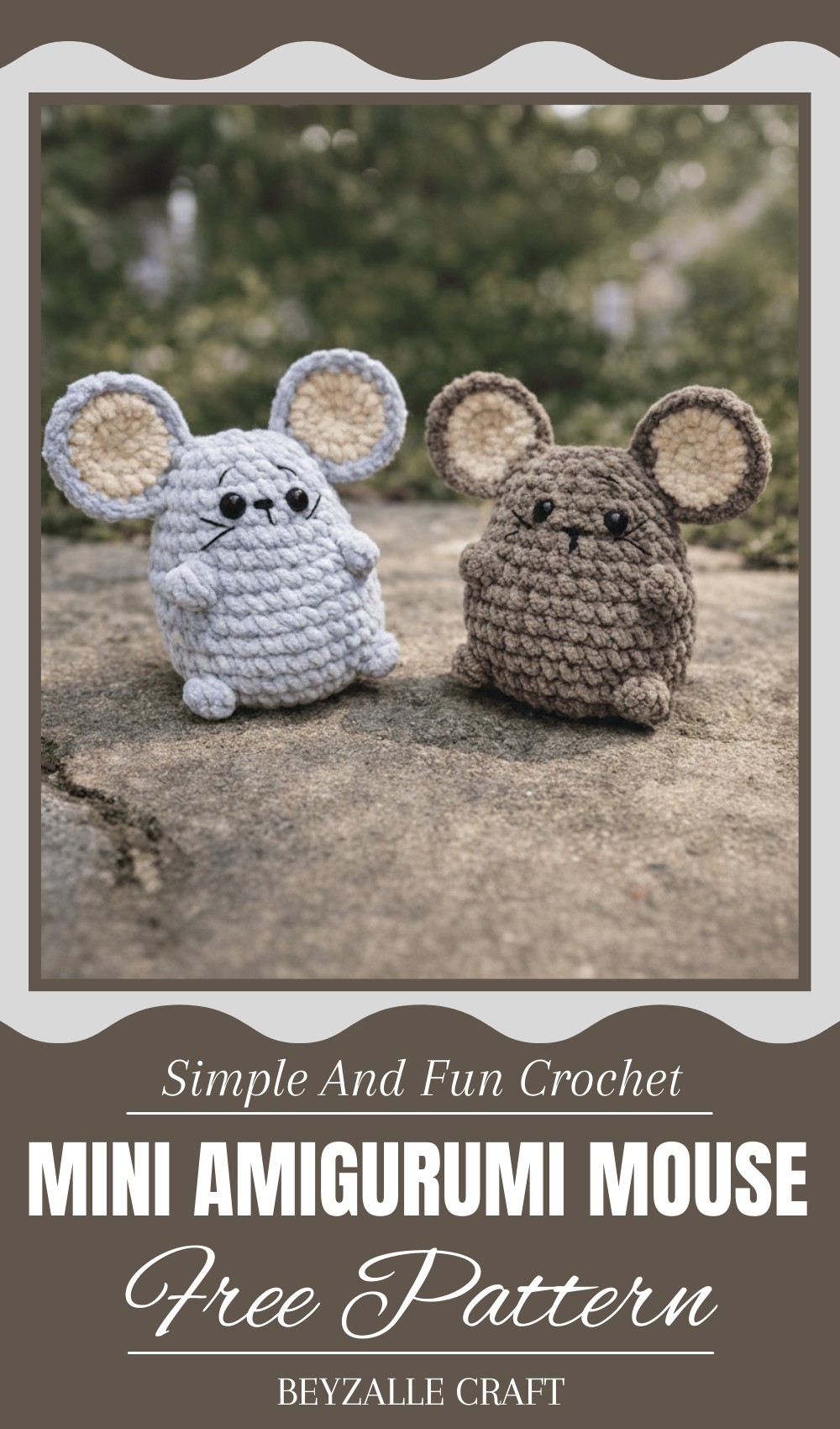 Mini Amigurumi Mouse Tutorial