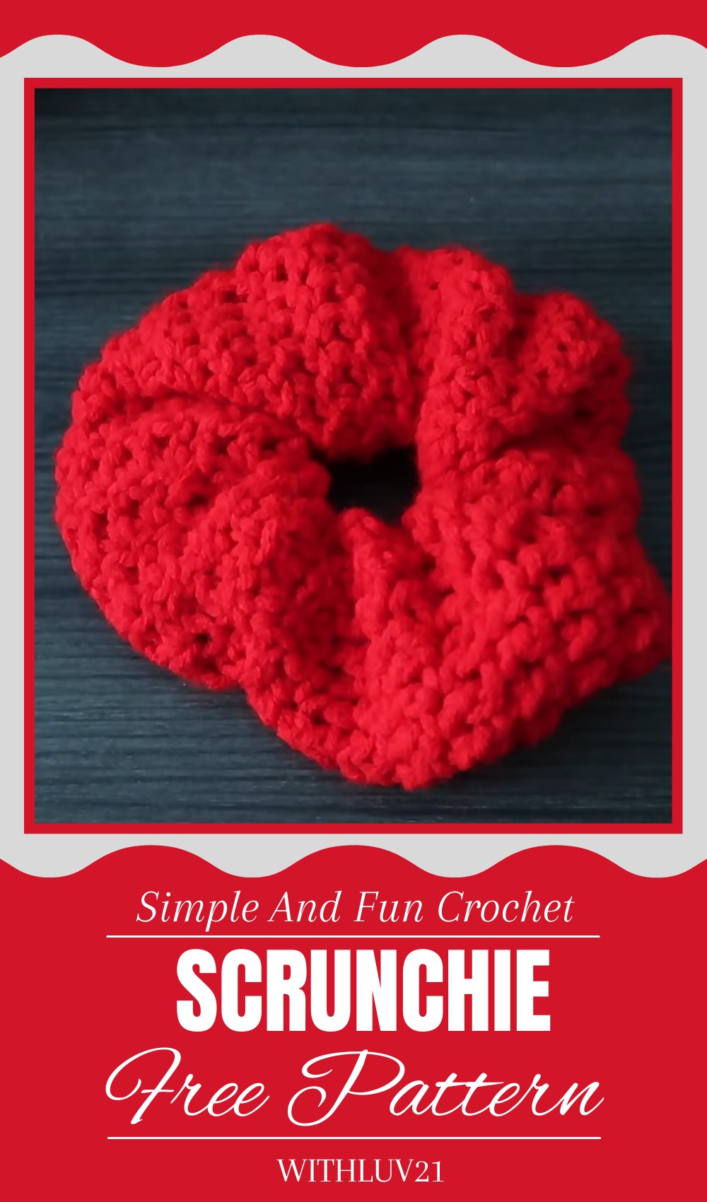 Quick & Easy Crochet Scrunchie Tutorial